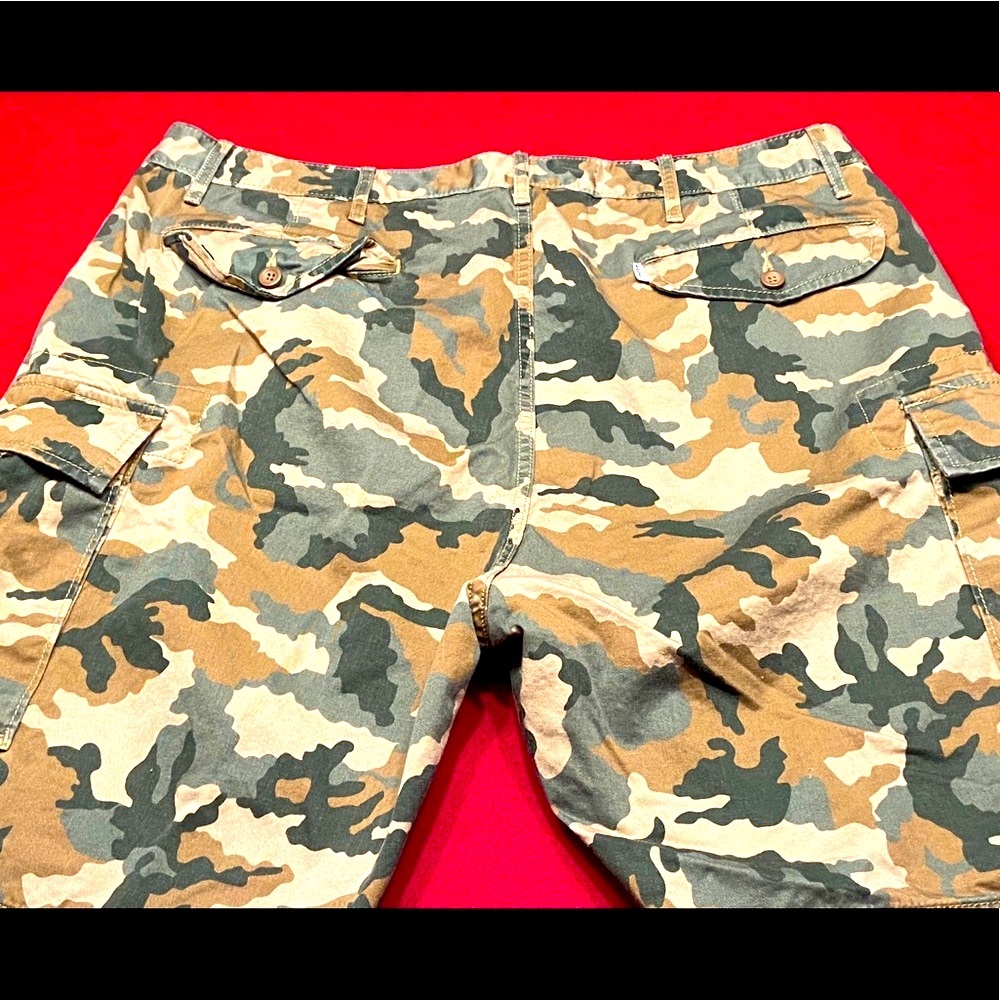 Levi’s cargo shorts. Like new camo.